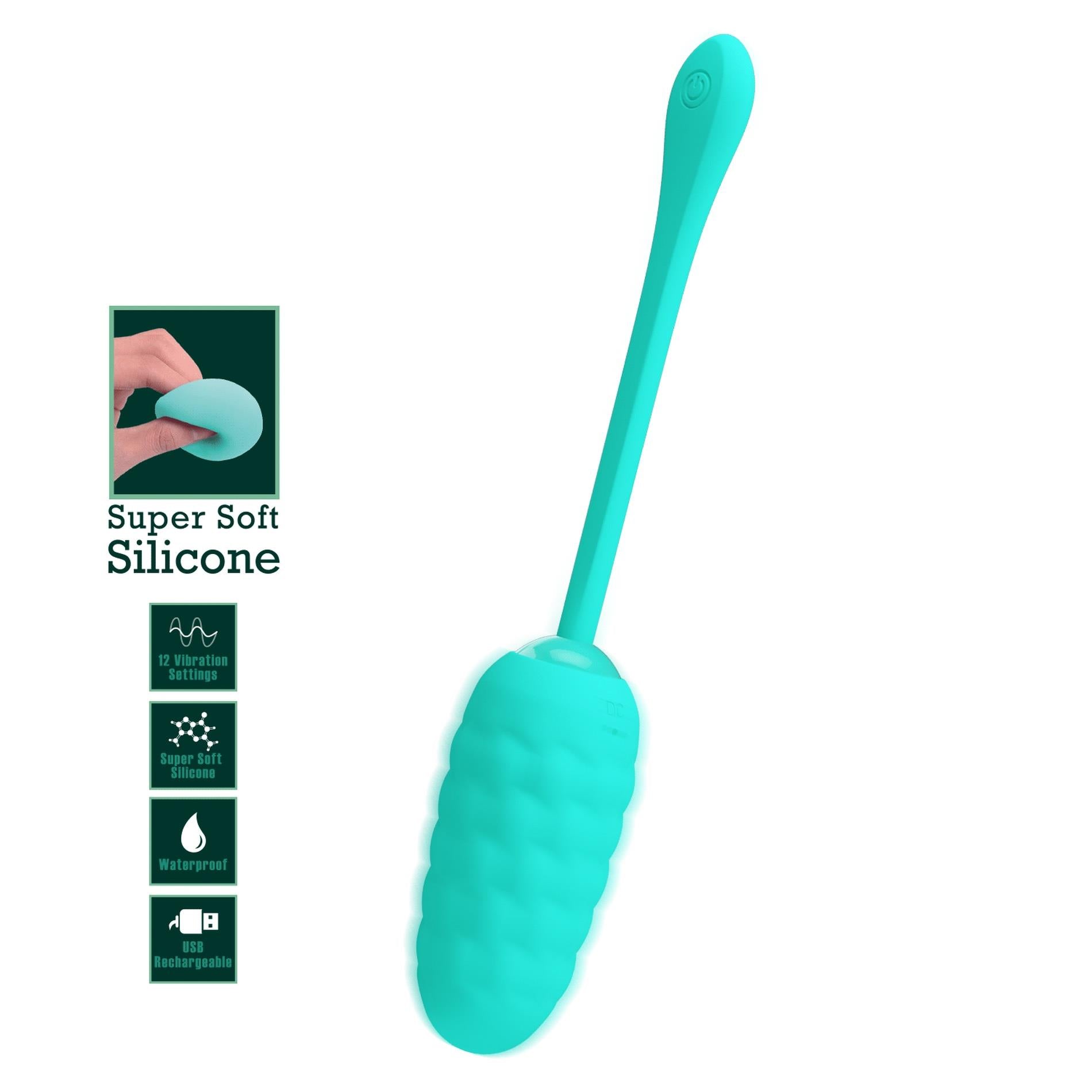 3-PRETTY LOVE - MARINA EGG Green 12 vibration functions-3