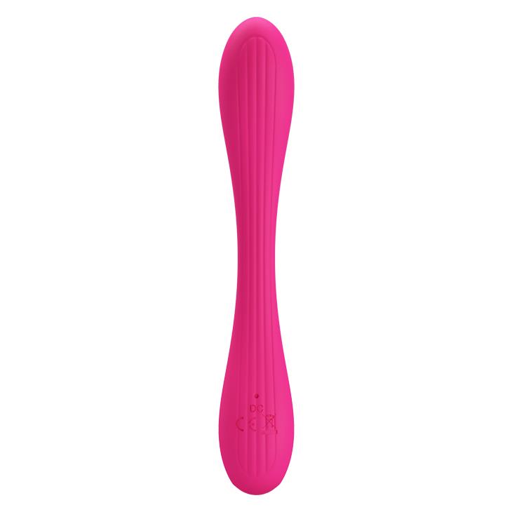 3-Zginany wibrator podwójny punkt g łechtaczka 17cm-3