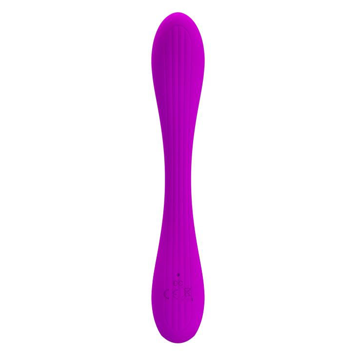 6-Zginany wibrator podwójny punkt g łechtaczka 17cm-6