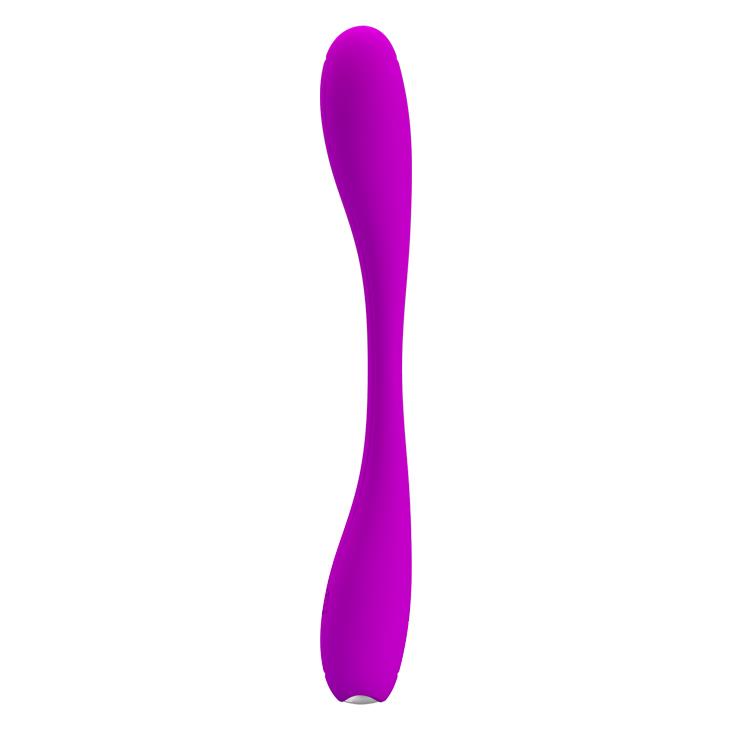 7-Zginany wibrator podwójny punkt g łechtaczka 17cm-7