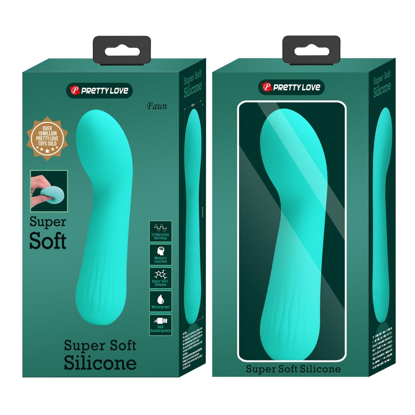 12-PRETTY LOVE - Faun Green, 12 vibration functions Memory function-12