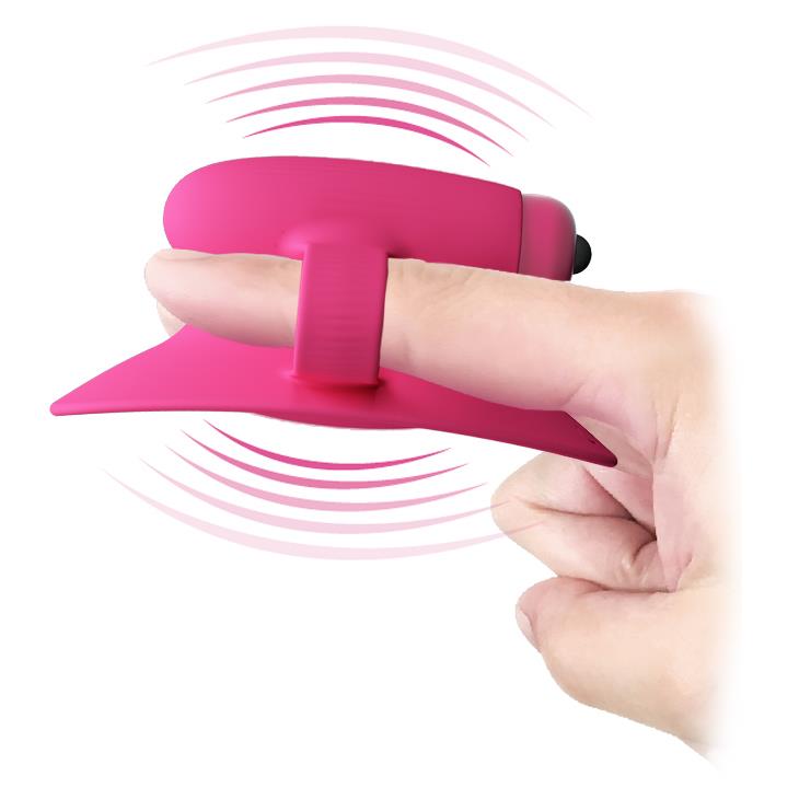 6-Kompaktowy masażer łechtaczki na palece 9cm 10tryb-6