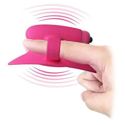 6-Kompaktowy masażer łechtaczki na palece 9cm 10tryb-6