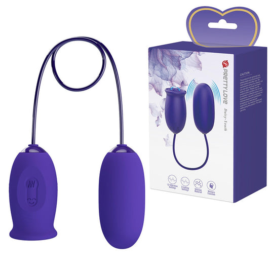 1-PRETTY LOVE - Daisy - Youth, 12 vibration functions 3 licking settings Memory function-1