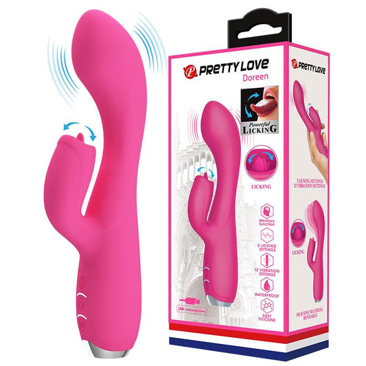 1-Kiwający główką wibrator punkt g łechtaczka 19cm-1