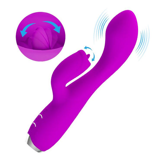 2-Kiwający główką wibrator punkt g łechtaczka 19cm-2