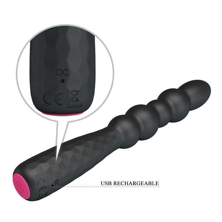6-Uniwersalny wibrator analny waginalny 12 tryb 18cm-6