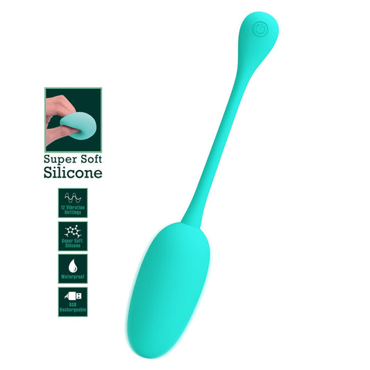2-PRETTY LOVE - KNUCKER Green, 12 vibration functions Memory function-2