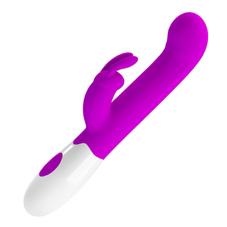 1-Wielofunkcyjny wibrator króliczek 20 cm 30 trybów-1