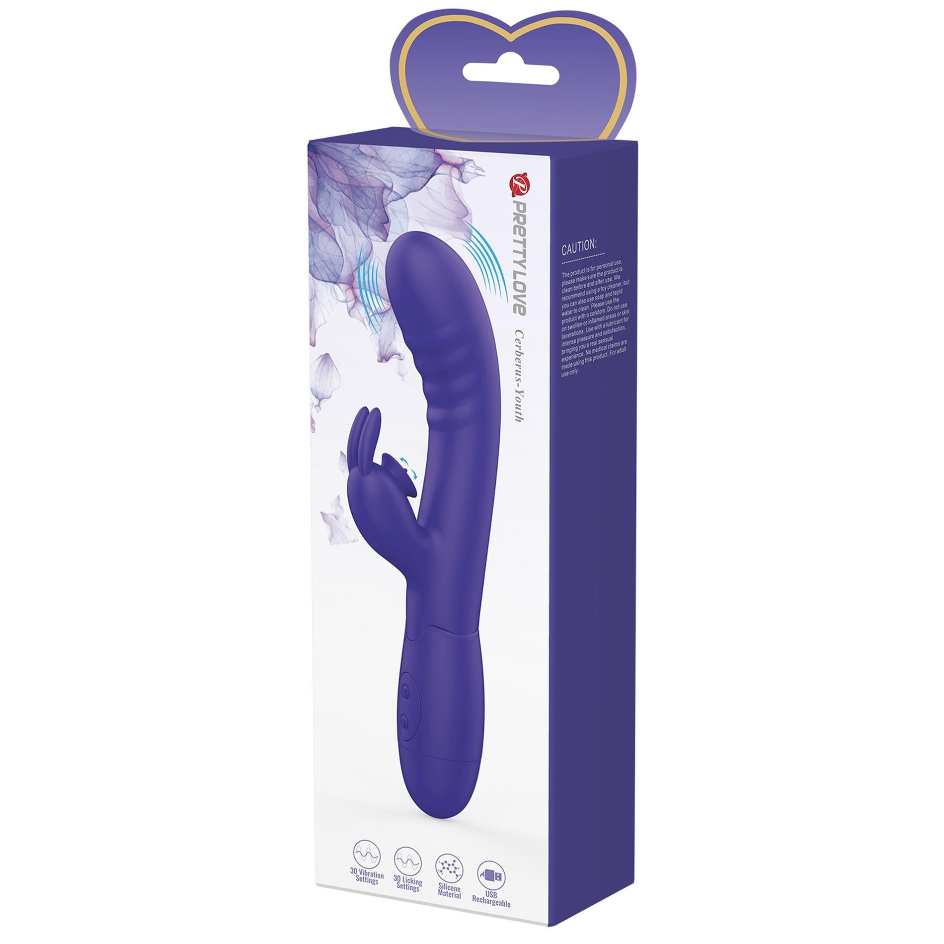 11-Super Wibrator Cerberus - Youth Pretty Love Purple USB-11