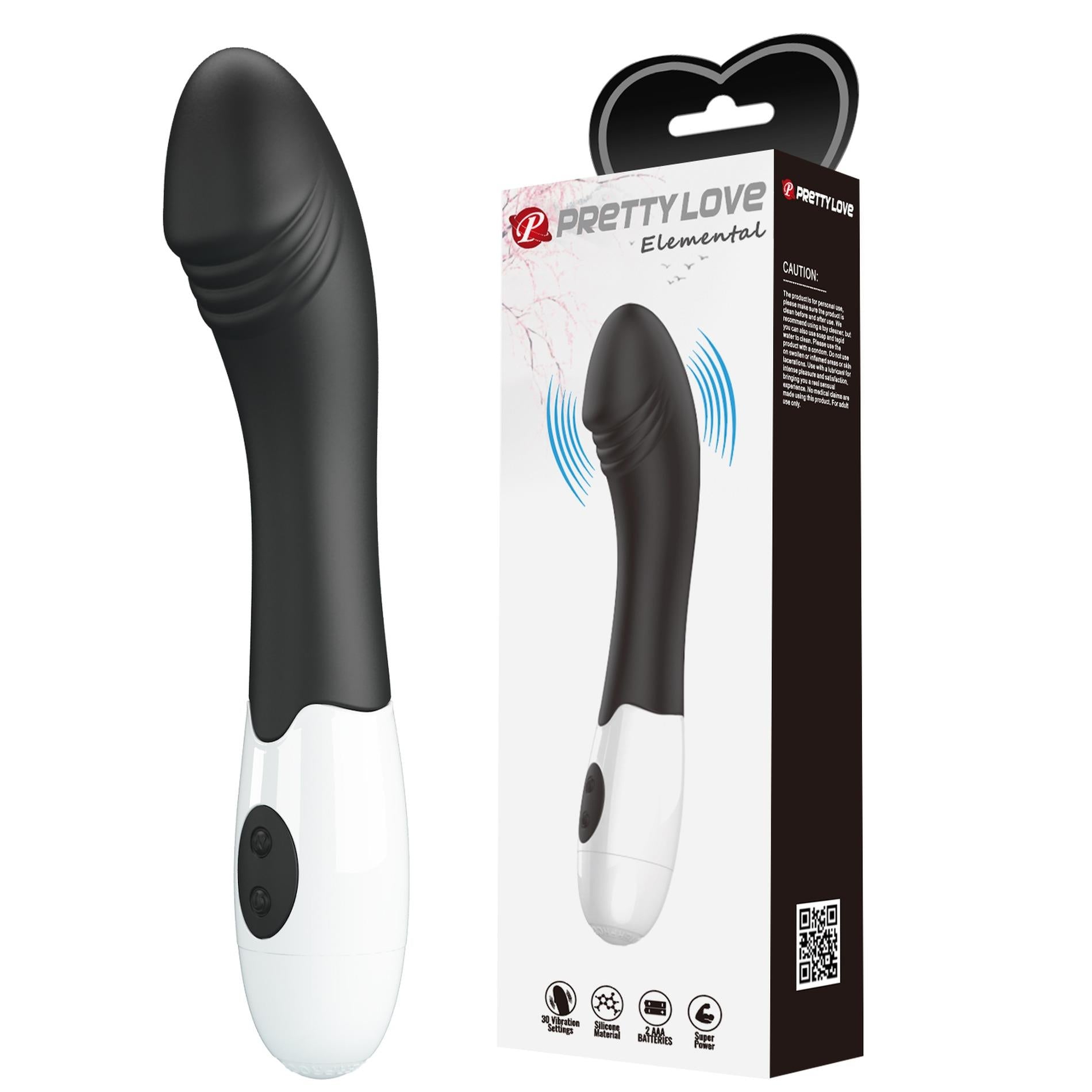 1-PRETTY LOVE - Elemental black, 30 vibration functions-1