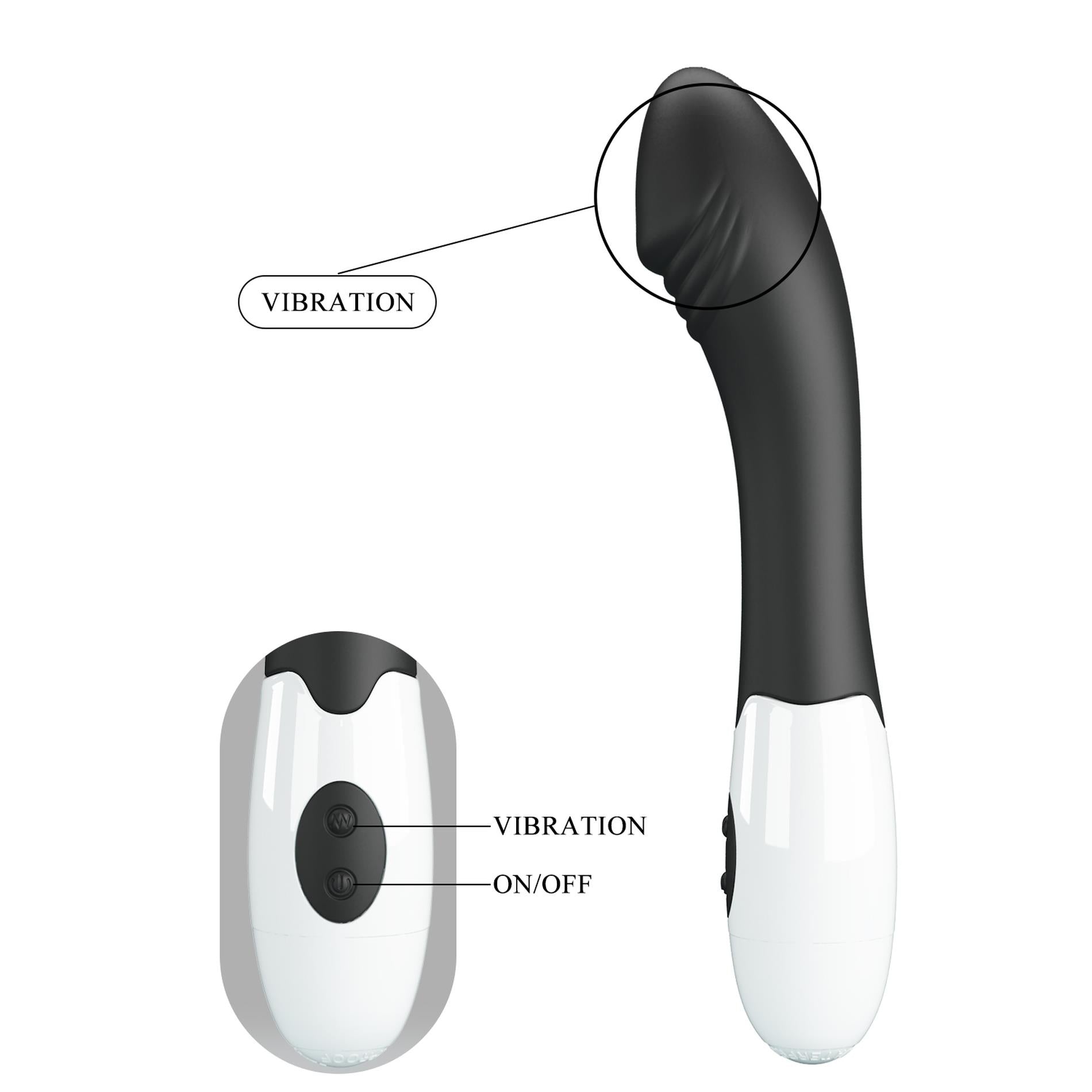 7-PRETTY LOVE - Elemental black, 30 vibration functions-7