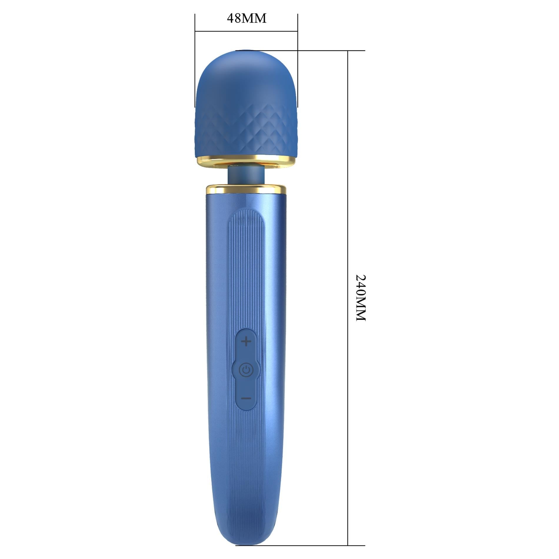 11-PRETTY LOVE - Colorful Massager Blue, 7 vibration functions 5 levels of speed control-11