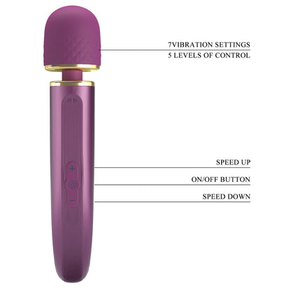 10-PRETTY LOVE - Colorful Massager, 7 vibration functions 5 levels of speed control-10