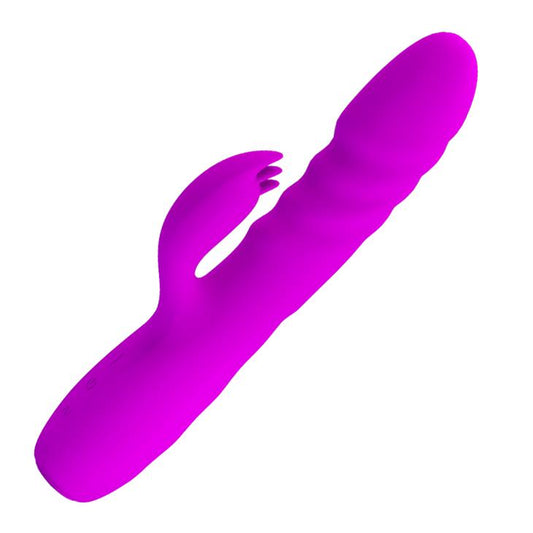 1-Wibrator króliczek posuwisty pchający 12 tryb 20cm-1