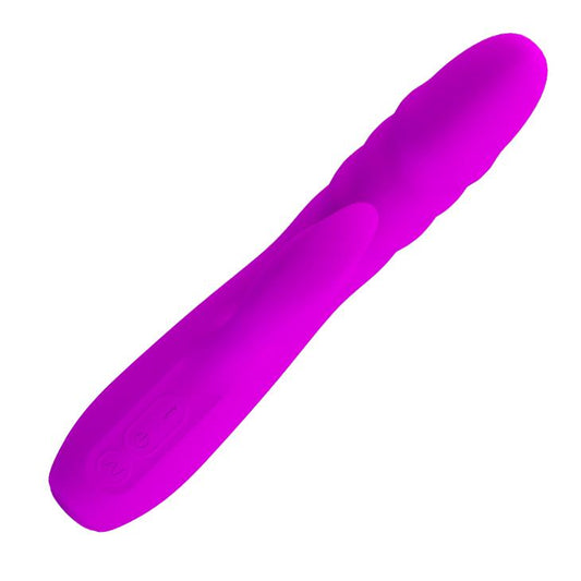 2-Wibrator króliczek posuwisty pchający 12 tryb 20cm-2