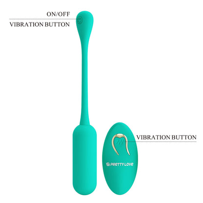 8-PRETTY LOVE - LECHIES  Dream chaser 5, Green, Wireless remote control 12 vibration functions Memory function-8