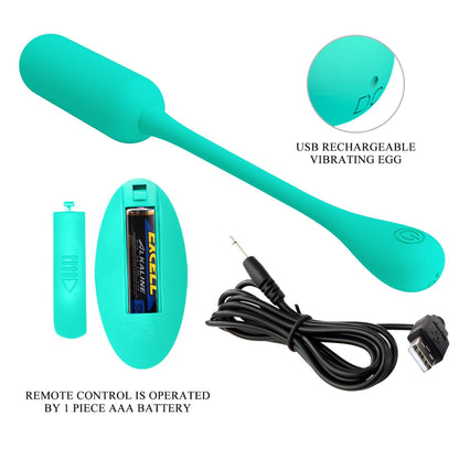 9-PRETTY LOVE - LECHIES  Dream chaser 5, Green, Wireless remote control 12 vibration functions Memory function-9