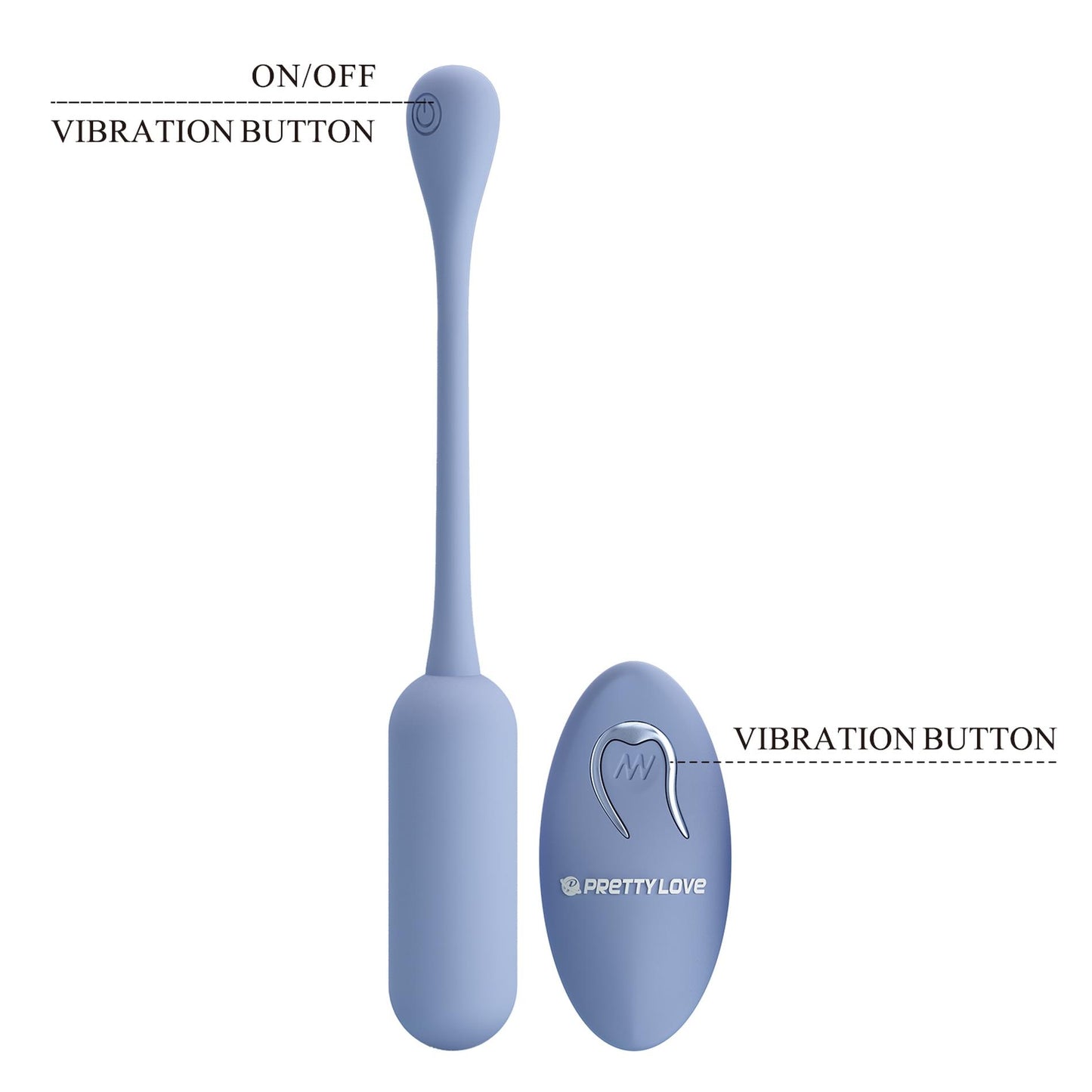 7-PRETTY LOVE - LECHIES  Dream chaser 5, Blue, Wireless remote control 12 vibration functions Memory function-7