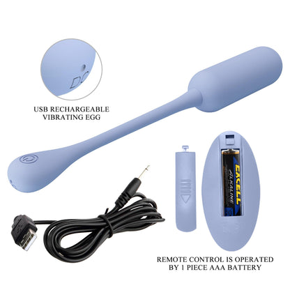 8-PRETTY LOVE - LECHIES  Dream chaser 5, Blue, Wireless remote control 12 vibration functions Memory function-8