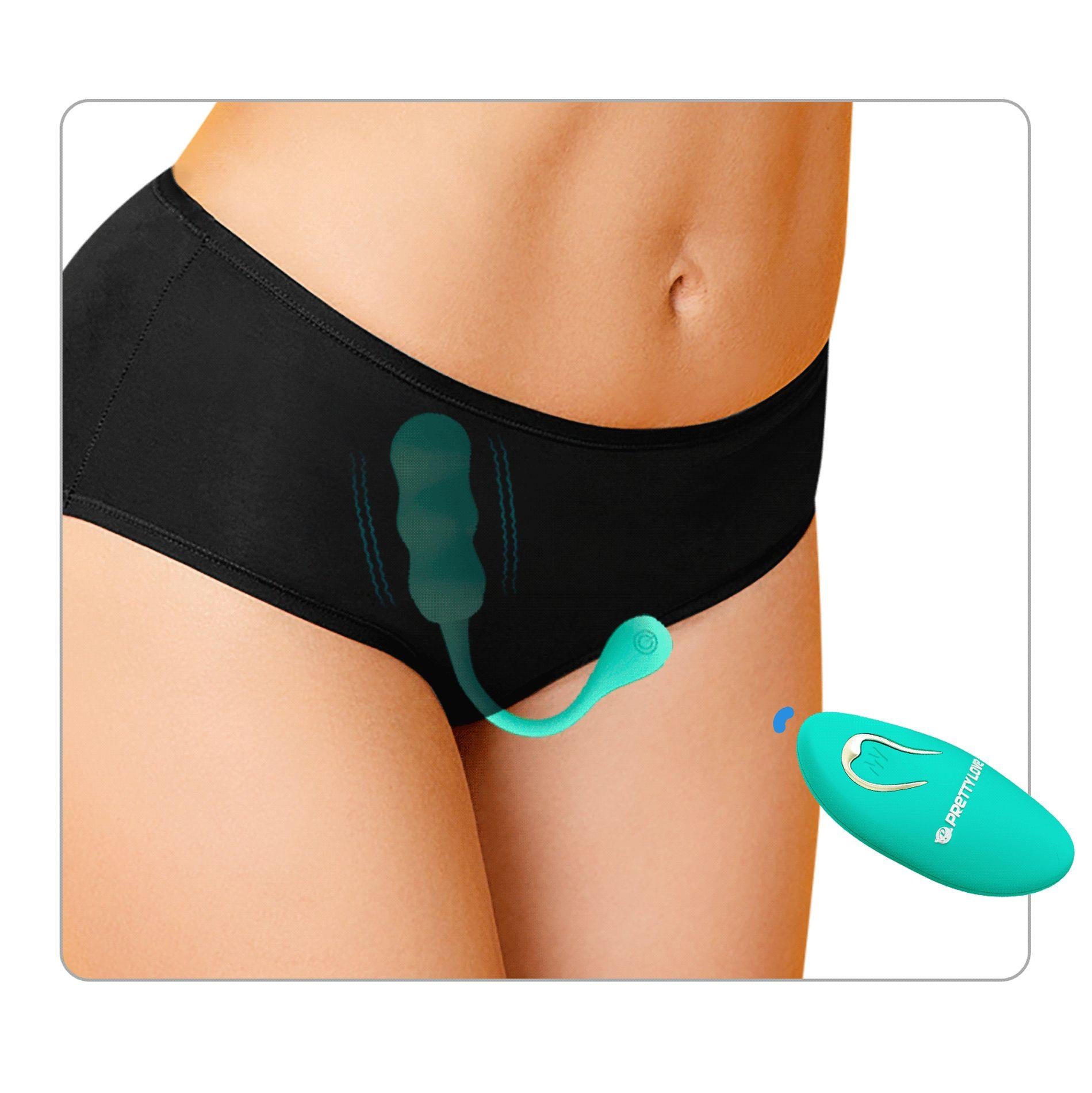 6-PRETTY LOVE - LESHY Dream Chaser 4, Green, 12 vibration functions Wireless remote control-6