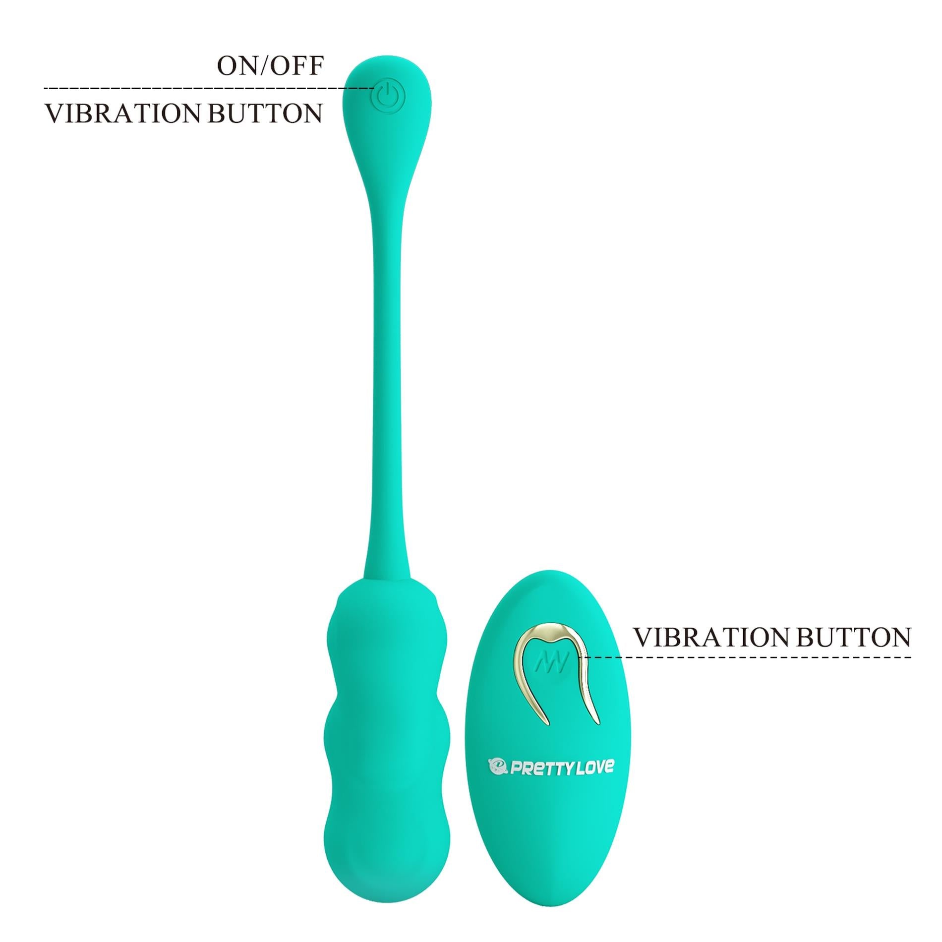 8-PRETTY LOVE - LESHY Dream Chaser 4, Green, 12 vibration functions Wireless remote control-8