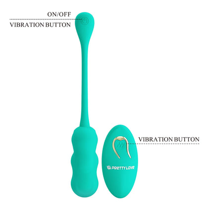 8-PRETTY LOVE - LESHY Dream Chaser 4, Green, 12 vibration functions Wireless remote control-8