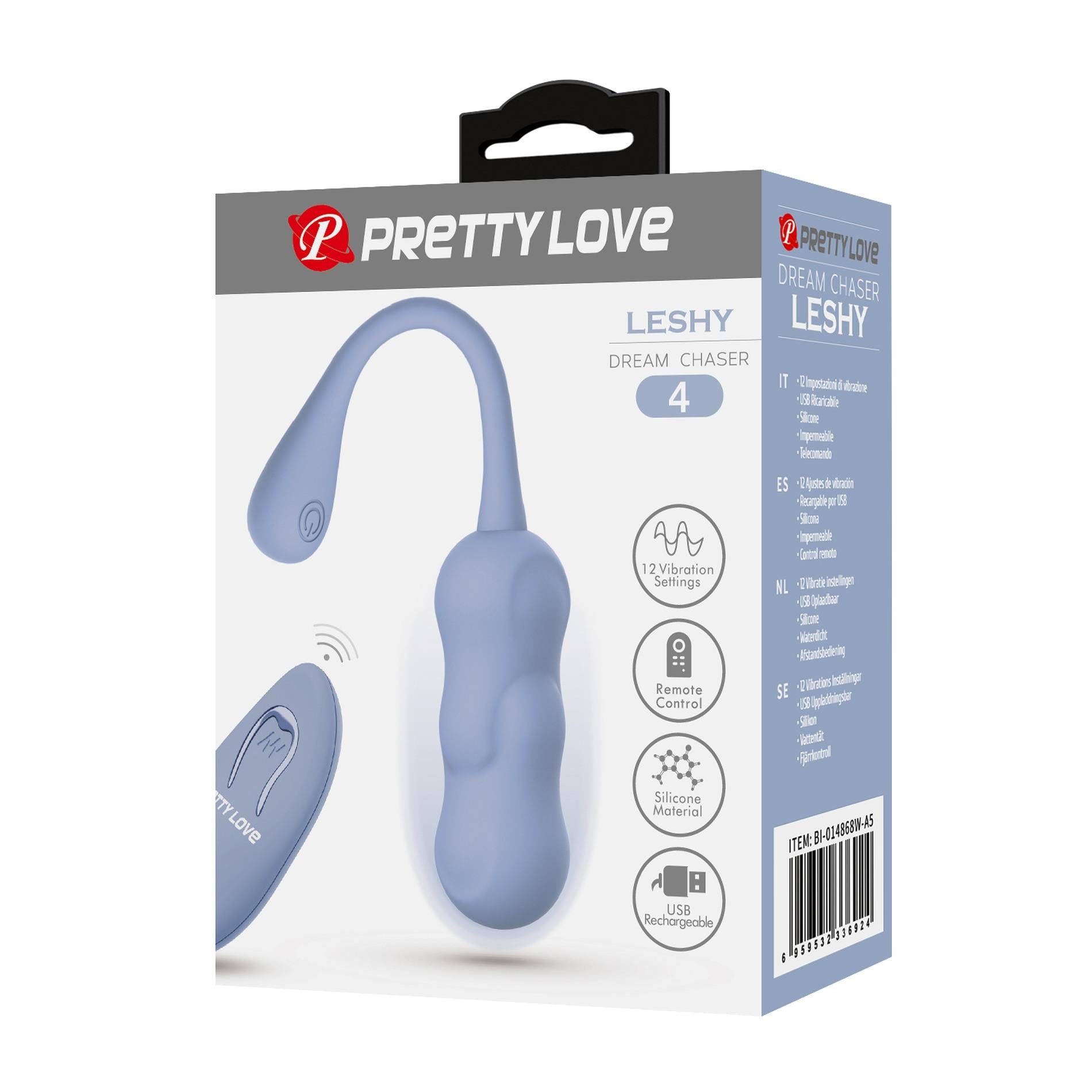 10-PRETTY LOVE - LESHY Dream Chaser 4, Blue, 12 vibration functions Wireless remote control-10