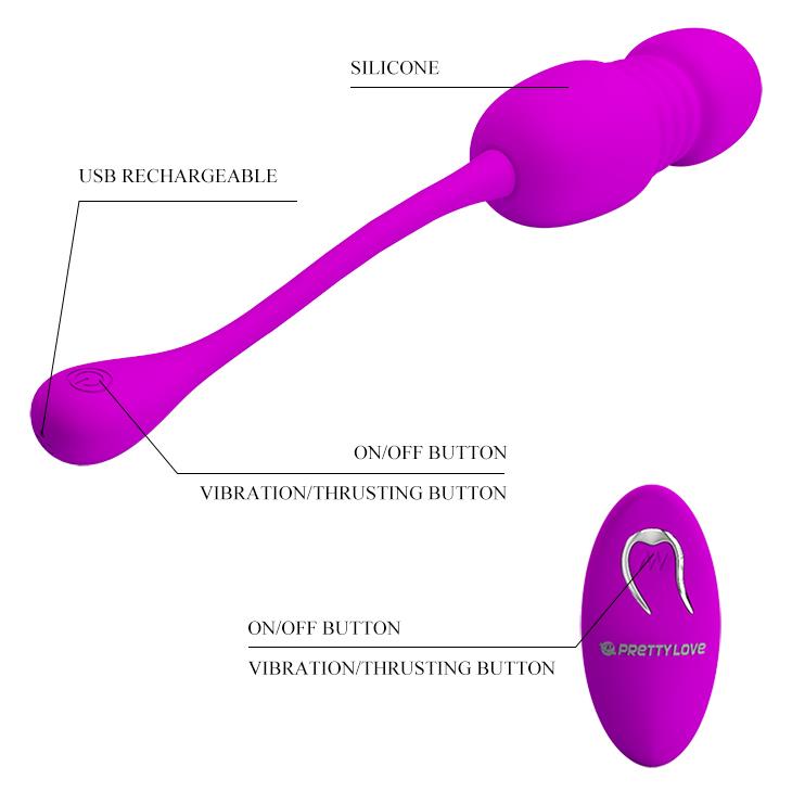 5-PRETTY LOVE - Callieri, 12 vibration functions 12 thrusting settings Memory function Wireless remote control-5