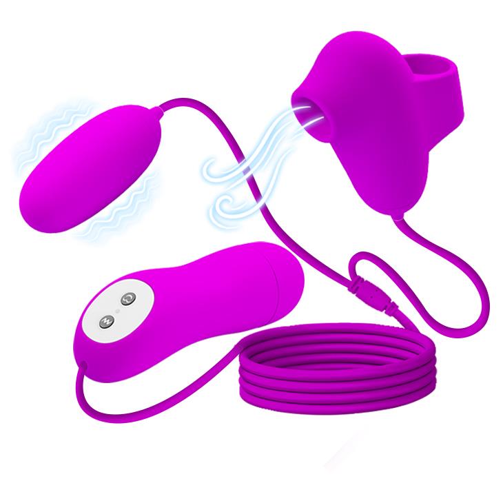 1-PRETTY LOVE - SUCTION & VIBRO-BULLETS, 12 vibration functions 12 sucking functions-1