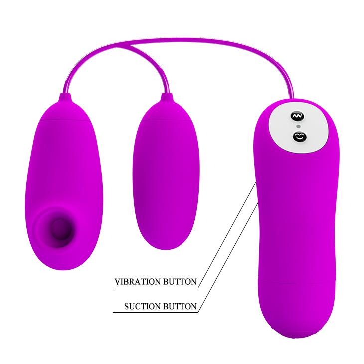 7-PRETTY LOVE - SUCTION & VIBRO-BULLETS, 12 vibration functions 12 sucking functions-7