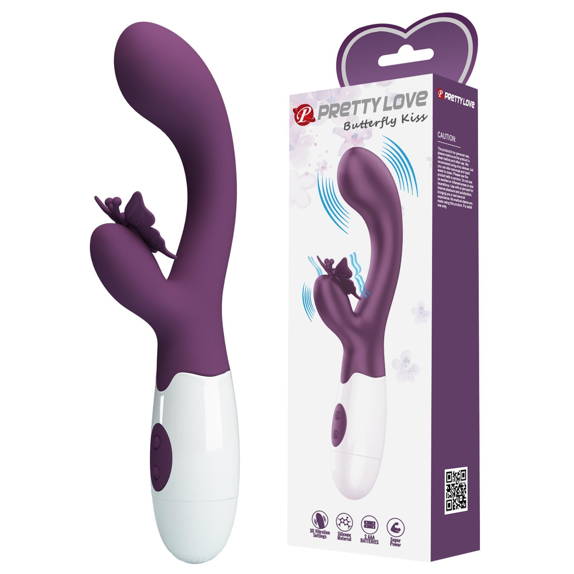 1-PRETTY LOVE - Butterfly Kiss purple, 30 vibration functions-1