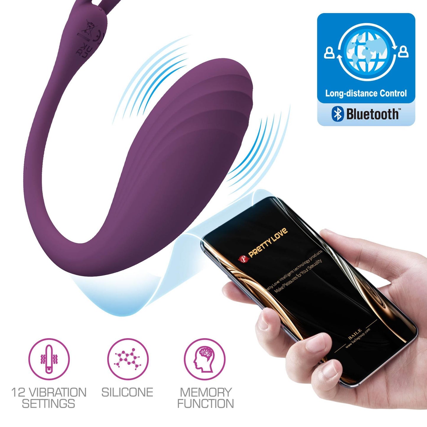 2-PRETTY LOVE - Catalina, 12 vibration functions Mobile APP Long-distance Control-2