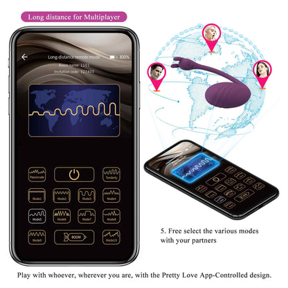 22-PRETTY LOVE - Catalina, 12 vibration functions Mobile APP Long-distance Control-22