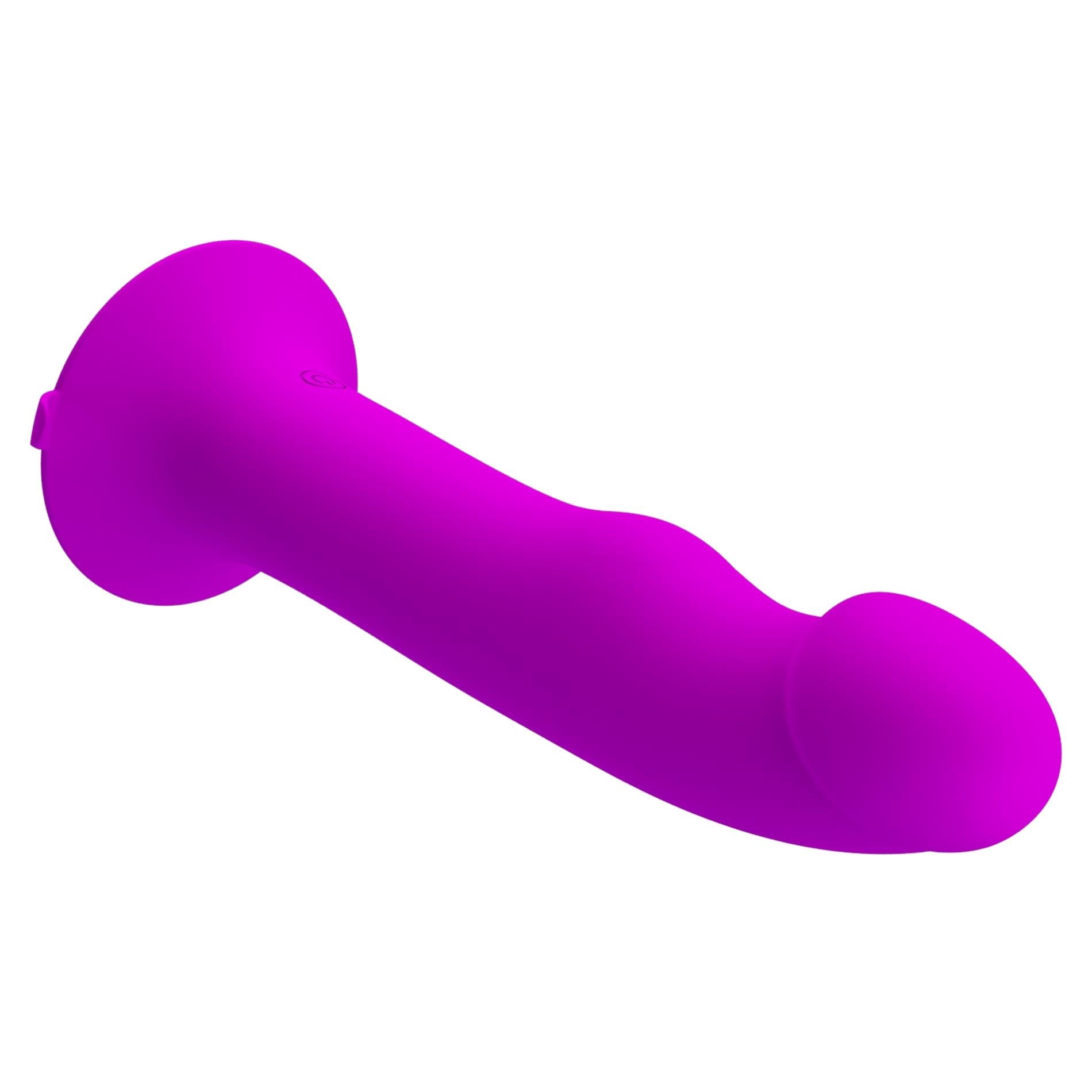 7-Dildo z przyssawką wibrator analny waginalny 12 trybów wibracji pulsacji-7