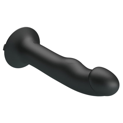 7-Dildo wibrujące z przyssawką analne waginalne 12 trybów wibracji pulsacji-7