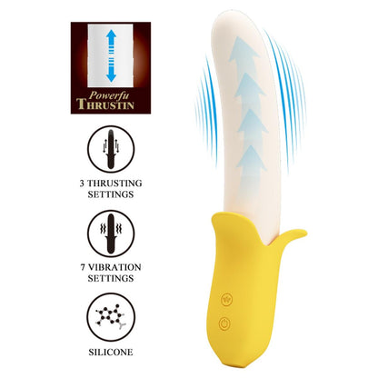 2-PRETTY LOVE - Banana Greek, 7 vibration functions 3 thrusting settings-2