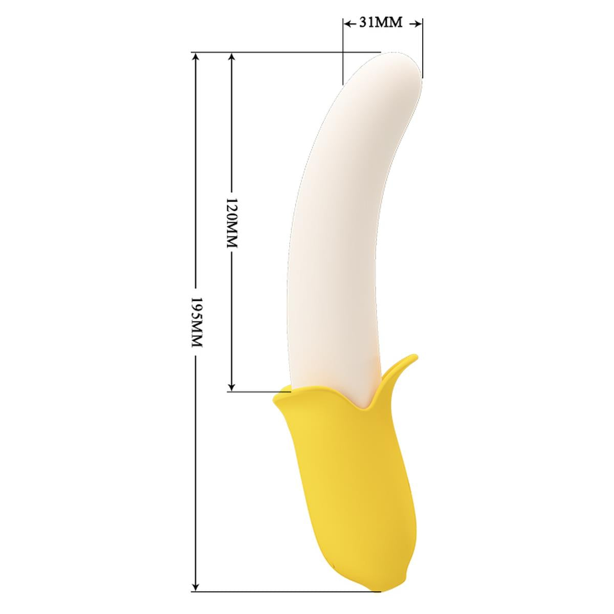 7-PRETTY LOVE - Banana Greek, 7 vibration functions 3 thrusting settings-7