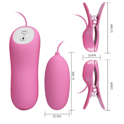 5-PRETTY LOVE - ELECTRIC SHOCK & VIBRO-BULLETS, 7 vibration functions 3 electric shock functions-5