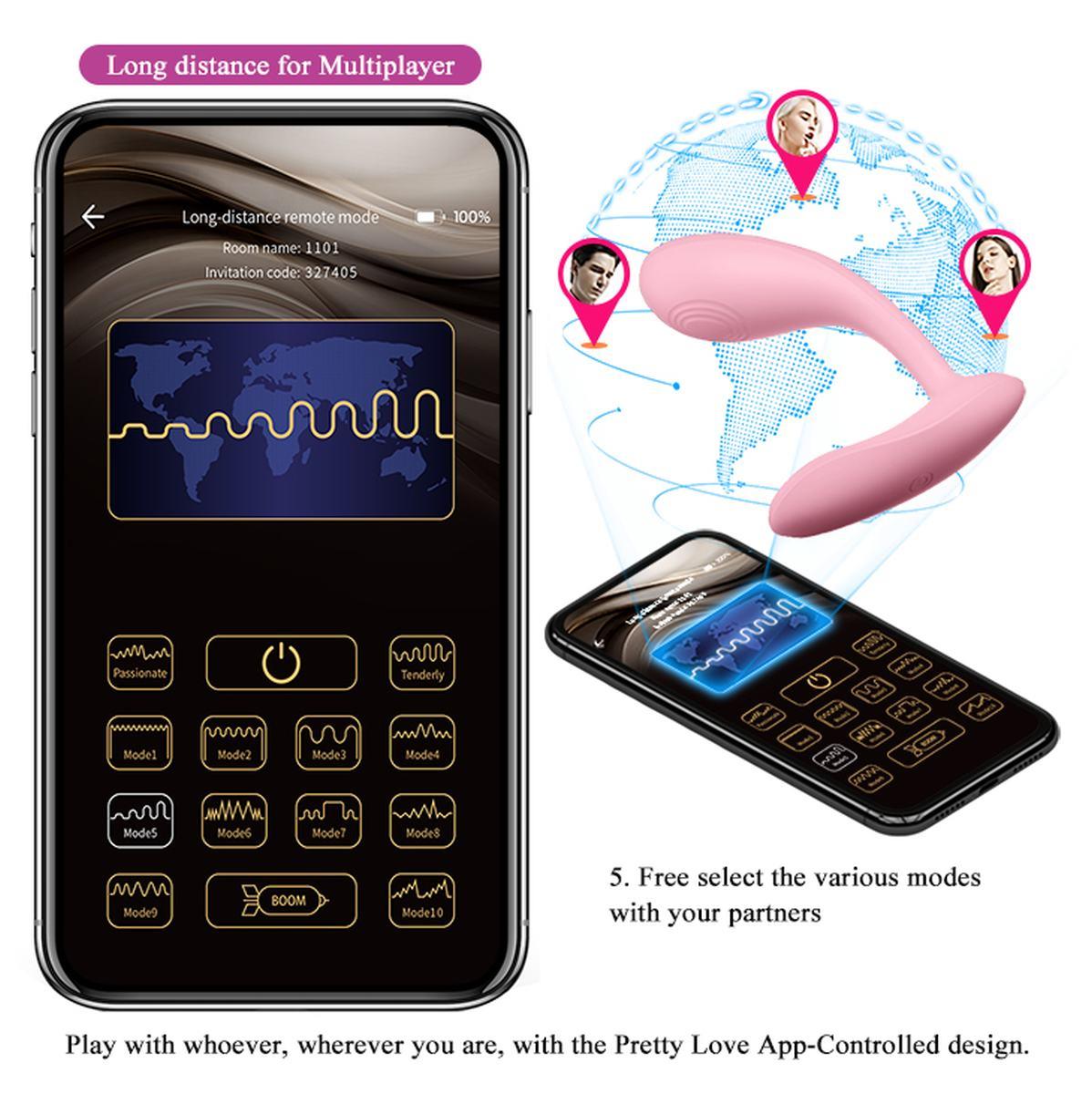 18-PRETTY LOVE - Baird, 12 vibration functions Mobile APP Long-distance Control-18