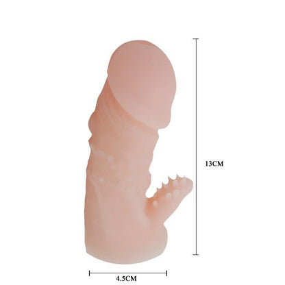 6-Nakładka na penisa z cyberskóry realistyczna 13cm-6