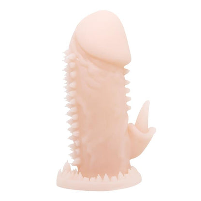 1-Elastyczna nakładka na penisa z sex wypustkami-1