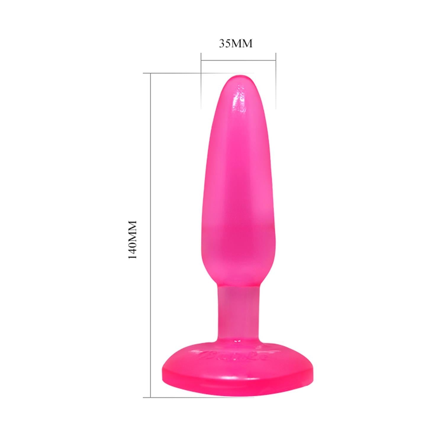 11-Giętki korek analny silikonowy długi cienki 14 cm-11