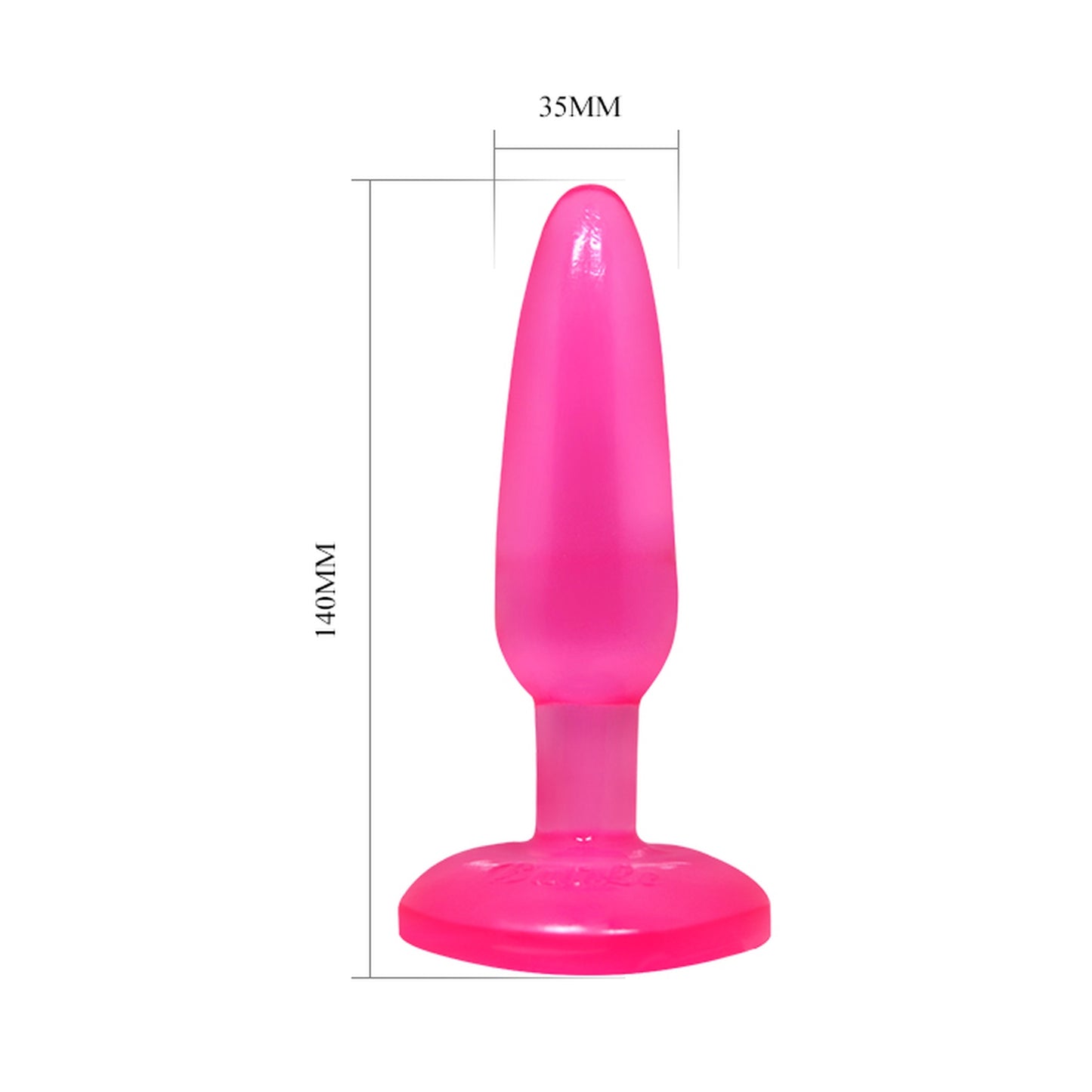 12-Giętki korek analny silikonowy długi cienki 14 cm-12