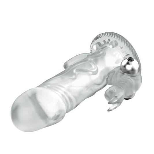 2-Nakładka na penisa wydłuża pogrubia wibrująca 12cm-2