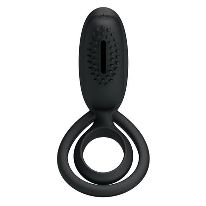 3-Podwójny pierścień penis jądra wibracje masażer-3