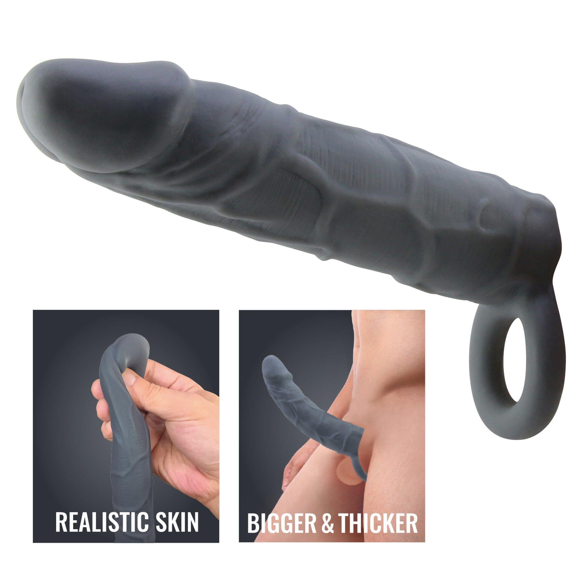 2-PRETTY LOVE - Realistic Penis Sleeve, TPR-2