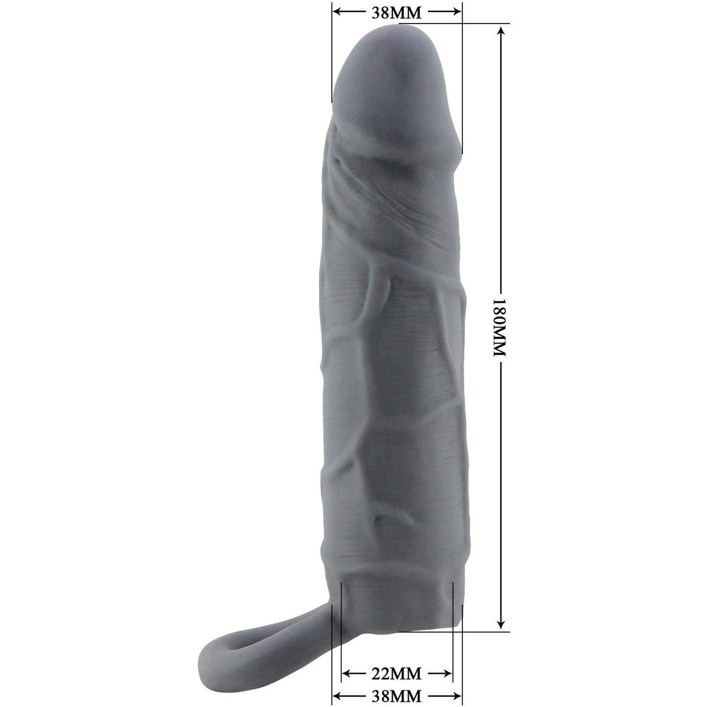 11-PRETTY LOVE - Realistic Penis Sleeve, TPR-11