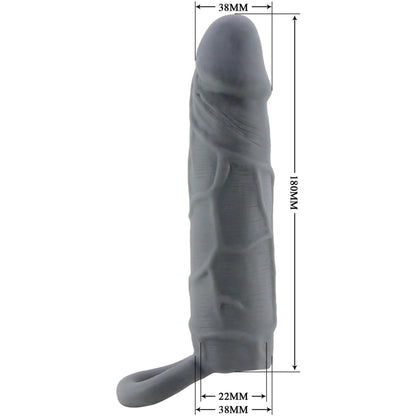 11-PRETTY LOVE - Realistic Penis Sleeve, TPR-11