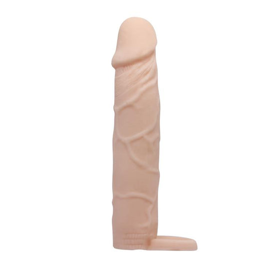 2-Wydłużająca pogrubiająca nakładka na penisa 18cm-2